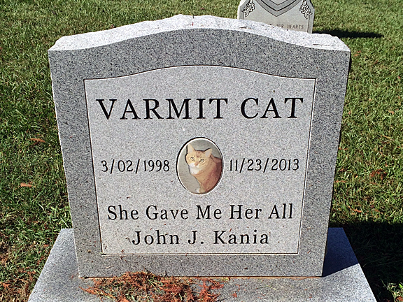 cat memorial headstones