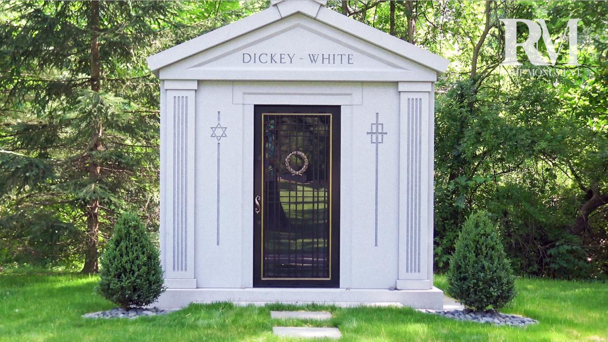 See How a 3-Crypt Family Walk-In Mausoleum Is Built