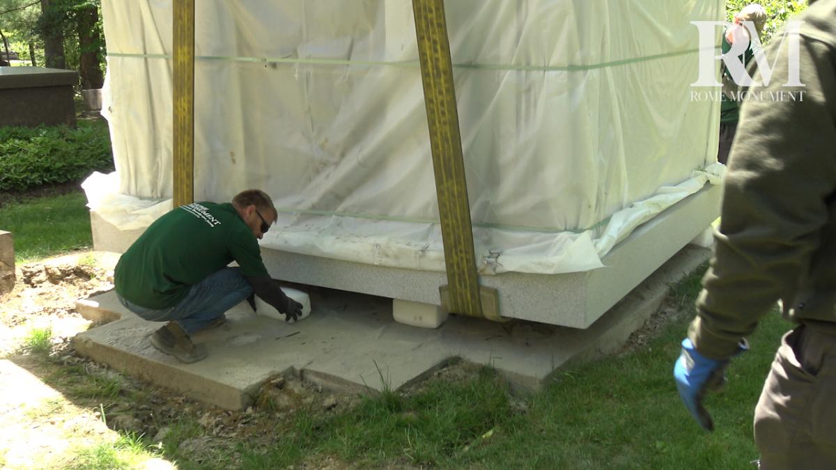 How Dry Ice Is Used to Cushion Mausoleum Placement