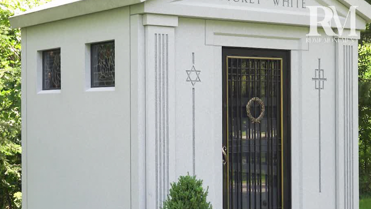 See Fluted Half-Columns On the Walk-In Mausoleum